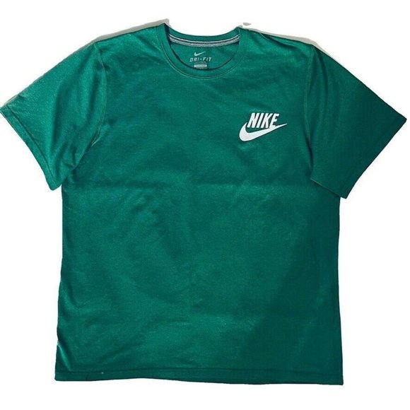 Nike Other - NIKE DRI-FIT Mens L Green Jersey SS Sport T-Shirt